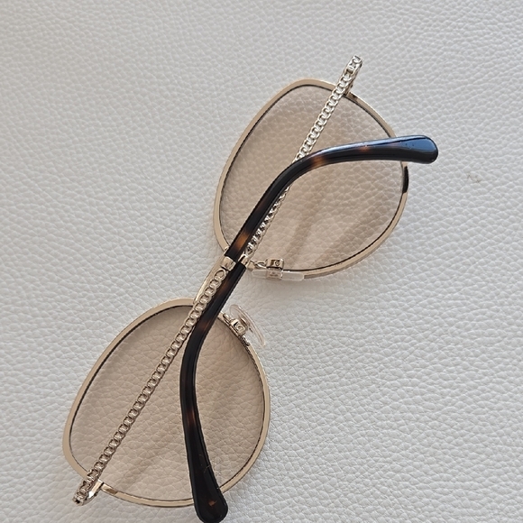 Chanel Gold Women's Sunglasses - Picture 3 of 14